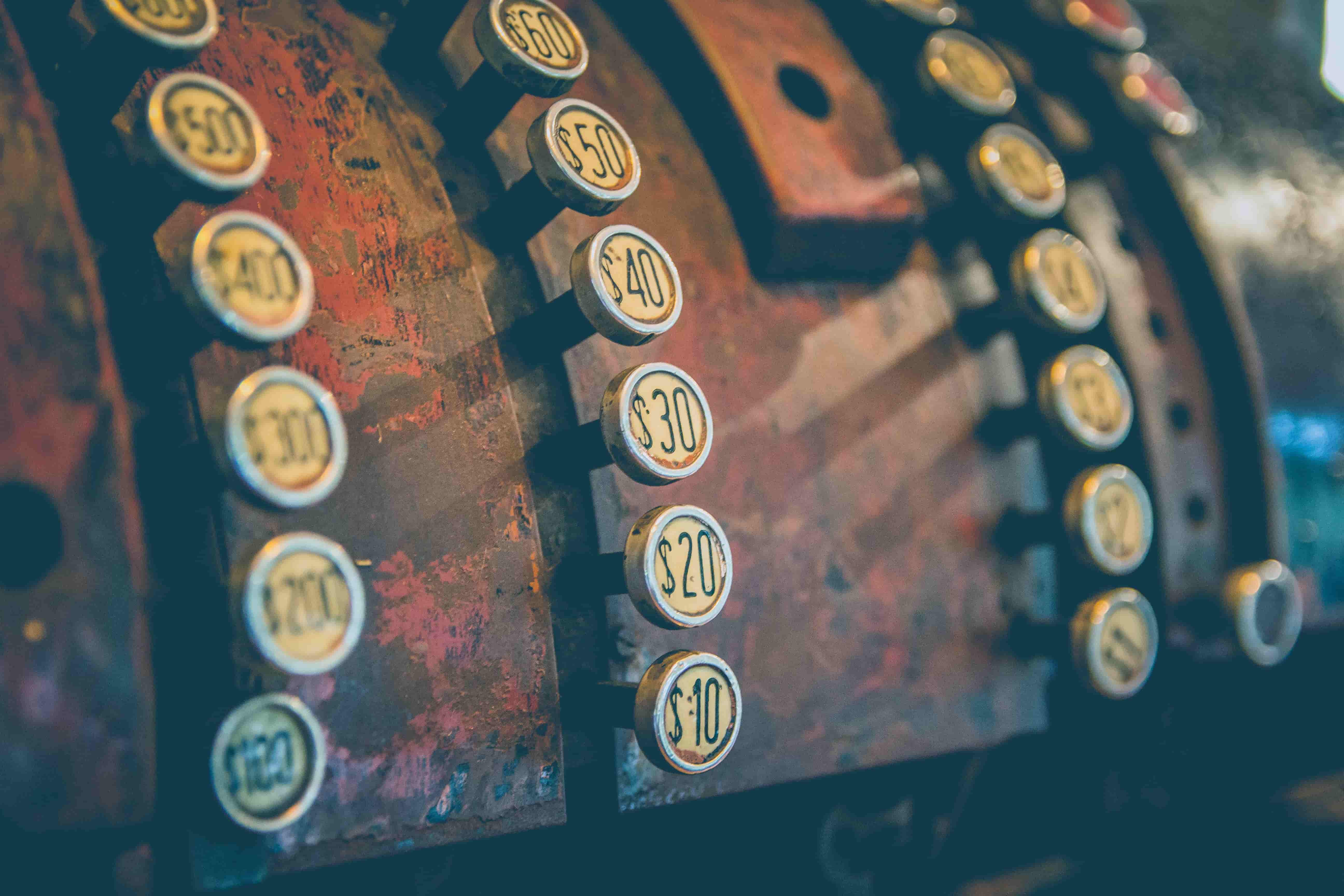 Displayed coins
